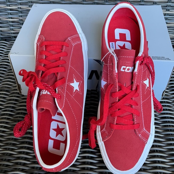 Converse One Star Pro OX University Red/White MEN`S - Picture 13 of 16